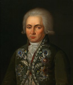 صورة للشاعر جافريل ر. ديرزهافين 1743-1816 ، 1790 بواسطة غير معروف