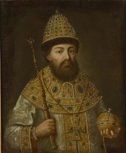 صورة القيصر الكسيس الأول ميخائيلوفيتش من روسيا 1629-1676 ، كاليفورنيا 1675 بواسطة غير معروف