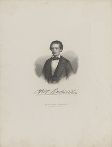 صورة الملحن أنتون روبنشتاين 1829-1894 ، ج. 1850. بواسطة غير معروف