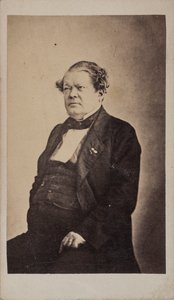 صورة للمؤلف أوغست ماتيو بانسرون 1796-1859 ، حوالي 1855. بواسطة غير معروف