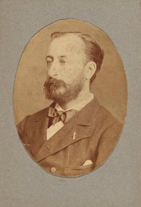 صورة للمؤلف كميل سان ساين 1835-1921 ، ج. 1880. بواسطة غير معروف