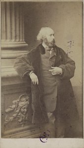 صورة للمؤلف فيليسيان ديفيد 1810-1876 ، 1861. بواسطة غير معروف