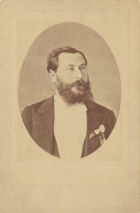 صورة للمؤلف Léo Delibes 1836-1891 ، حوالي 1885. بواسطة غير معروف