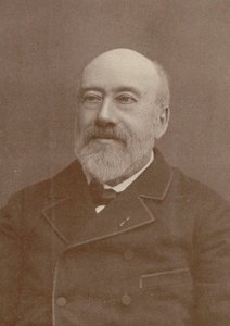 صورة للمؤلف الموسيقي و chansonnier Gustave Nadaud 1820-1893 ، 1880. بواسطة غير معروف