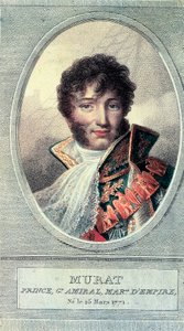 صورة لملك نابولي يواكيم مراد ، رجل عسكري وسياسي فرنسي (1767-1815). بواسطة غير معروف