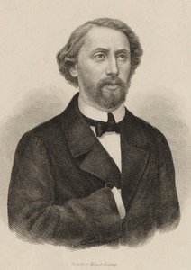 صورة لعازف البيانو والملحن يوليوس شولهوف 1825-1898 ، 1860. بواسطة غير معروف