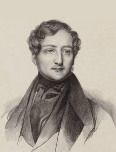 صورة لعازف البيانو والملحن سيغيسموند ثالبرج 1812-1871. بواسطة غير معروف