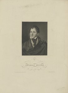 صورة للشاعر توماس مور 1779-1852 ، 1830. بواسطة غير معروف