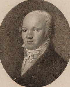 صورة لعازف الكمان والملحن أندرياس رومبيرج 1767-1821 ، ج. 1800. بواسطة غير معروف