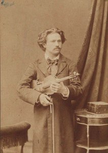 صورة لعازف الكمان والملحن فرانتيسك أوندريتشك 1857-1922 ، 1882-1883. بواسطة غير معروف
