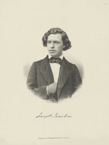 صورة عازف الكمان والملحن جوزيف جواكيم 1831-1907 ، حوالي 1855. بواسطة غير معروف