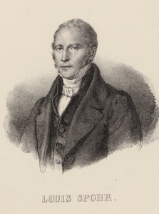 صورة لعازف الكمان والملحن لويس سبور 1784-1859 ، ج. 1840. بواسطة غير معروف