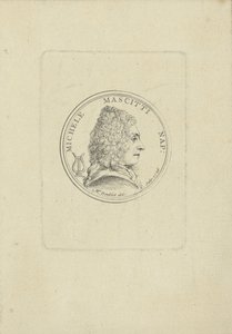 صورة عازفة الكمان والملحن ميشيل ماسيتي 1663-1760 ، 1726. بواسطة غير معروف