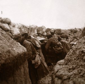 الاستعداد للهجوم ، آرني ، شمال فرنسا ، c1914-c1918 بواسطة غير معروف