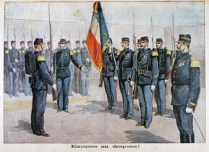 تقديم أعذار للعلم ، تولون ، فرنسا ، 1898 بواسطة غير معروف