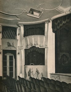 Proscenium ومربعات المرحلة في مسرح كومودي ، برلين ، c1926 بواسطة غير معروف