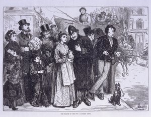 شاهد عام على كسوف الشمس ، لندن ، c1870 بواسطة غير معروف
