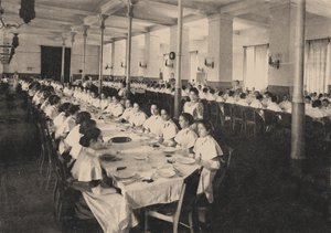 تلاميذ معهد سمولني للعذارى النبلاء في المقصف ، 1889 بواسطة غير معروف