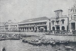 رصيف في سنغافورة ، 1924 بواسطة غير معروف