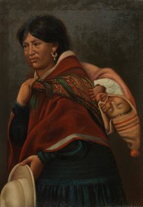 الأم Quechua ، تقريبًا. 1890-1892. بواسطة غير معروف