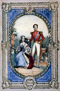 الملكة فيكتوريا والأمير ألبرت ، حوالي 1840 بواسطة غير معروف