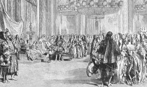 كرة زي الملكة فيكتورياس للترميم في قصر باكنغهام ، 6 يونيو 1845 ، 1901. بواسطة غير معروف