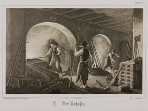 معالجة المواد الخام ، المعادن ، تشكيل المعادن الثمينة ، ألمانيا ، عام 1851 بواسطة غير معروف