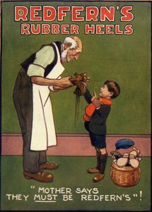 كعب ريدفيرن المطاطي ، 1910 بواسطة غير معروف