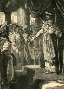 Rehoboam قبول نصيحة الشباب ، 1890. بواسطة غير معروف