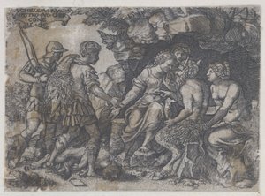 نسخة عكسية من Thetis and Chiron ، 1546. بواسطة غير معروف