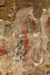 ريبيل. الكنيسة. الداخلية. الحنية. اللوحات الجدارية. التفاصيل. رومانيسك. بواسطة غير معروف