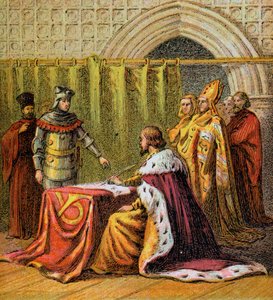 ريتشارد الثاني Abdicates ، 1399 ، c1850 بواسطة غير معروف