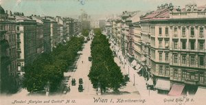 Ringstrasse Kärntner Ring ، فيينا بواسطة غير معروف
