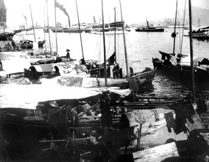 قوارب النهر ، سايغون ، 1900 بواسطة غير معروف