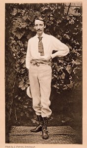 روبرت لويس ستيفنسون في ساموا عام 1890 بواسطة غير معروف