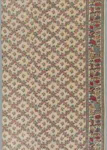 Chintz المزجج بطباعة الأسطوانة مع تصميم الزهرية والزهرية ، 1800s. بواسطة غير معروف