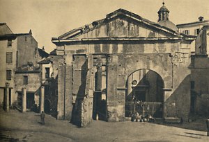 روما - بورتيكو أوكتافيا ، 1910 بواسطة غير معروف