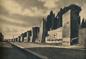 روما - جدار أوريليان ، 1910 بواسطة غير معروف