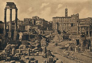 روما - المنتدى الروماني وكابيتولين هيل ، 1910 بواسطة غير معروف