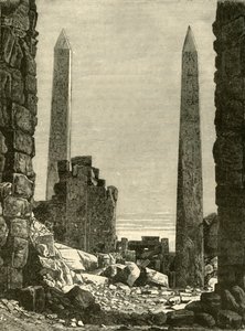 أطلال الكرنك ، 1890. بواسطة غير معروف