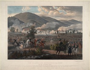 فوج حراس الحياة الروس في معركة كولم في 29 أغسطس 1813 ، حوالي 1813 بواسطة غير معروف