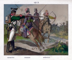 الجنود الروس 1813 القرن التاسع عشر بواسطة غير معروف