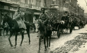 عمود التوريد الروسي في برزيميسل ، مارس 1915 ، c1920. بواسطة غير معروف