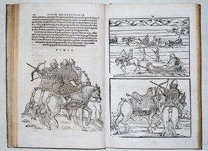 المحاربين الروس. Siegmund von Herberstein يسافر عبر روسيا من: Rerum Moscoviticarum commentarii ..، 1571 بواسطة غير معروف