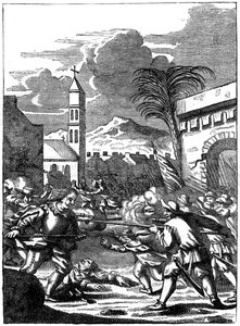 كيس بويرتو برينسيبي ، هيسبانيولا ، من قبل النقيب مورجان ، 1667 c1880 بواسطة غير معروف