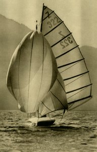 الإبحار في Attersee ، النمسا العليا ، c1935. بواسطة غير معروف