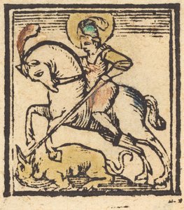 القديس جورج ، ج. 1475. بواسطة غير معروف