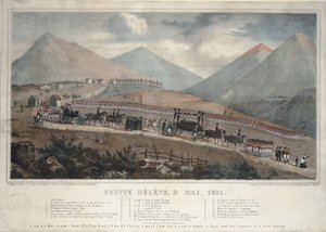 سانت هيلانة ، 9 مايو 1821 ، 1839 بواسطة غير معروف