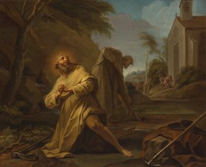 سانت هيمر في العزلة ، ج. 1735. بواسطة غير معروف