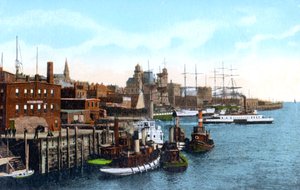 ميناء سانت جون ، سانت جون ، نيو برونزويك ، كندا ، c1900s بواسطة غير معروف